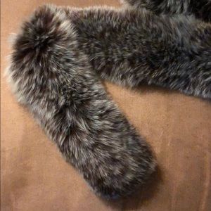 Real fox fur scarf